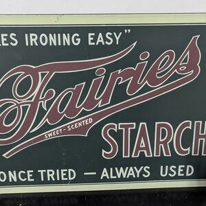 Vintage Fairies Starch Sign